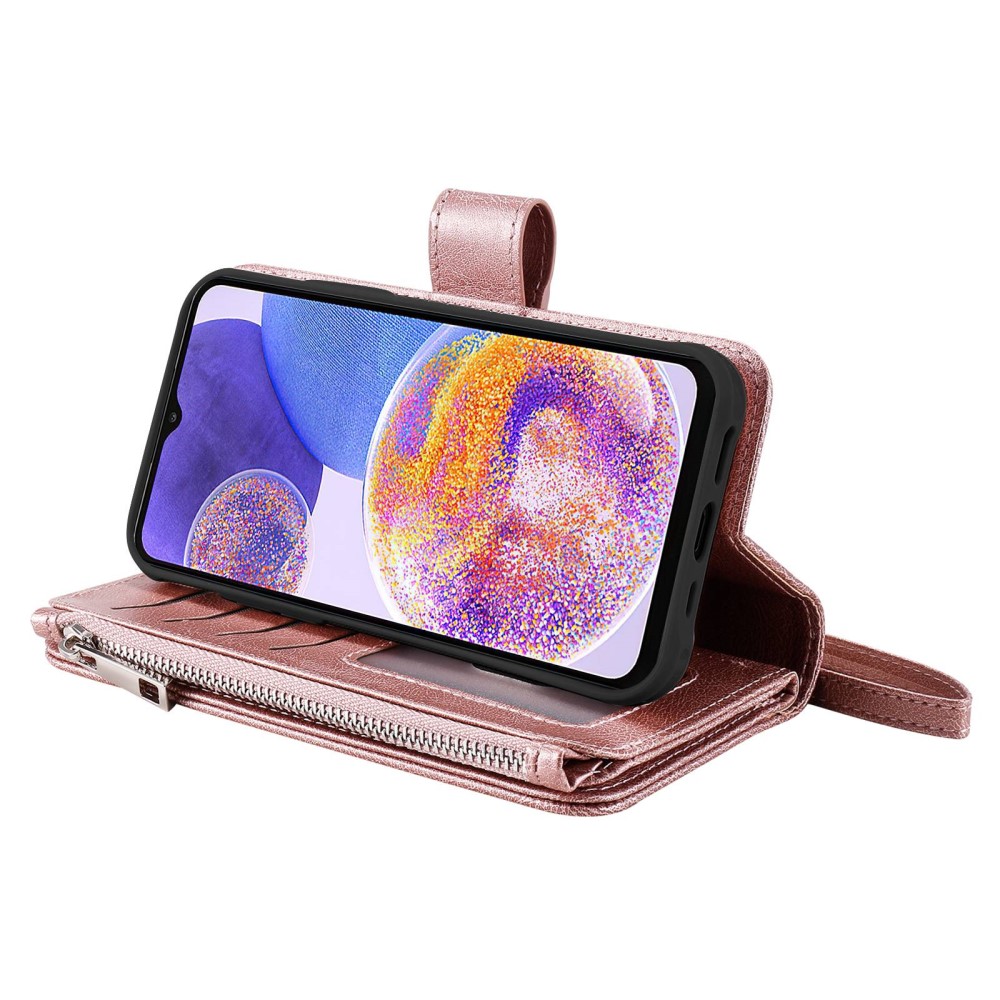  Samsung Galaxy A23 5G 2in1 Magnet Skal / Plånboksfodral Roséguld