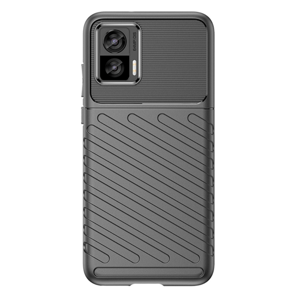  Motorola Edge 30 Neo 5G Skal Twill Textur Svart