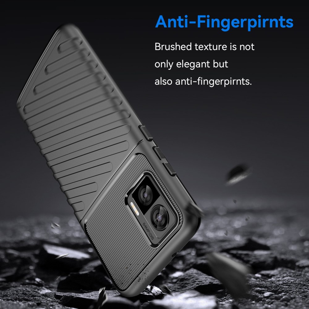  Motorola Edge 30 Neo 5G Skal Twill Textur Svart