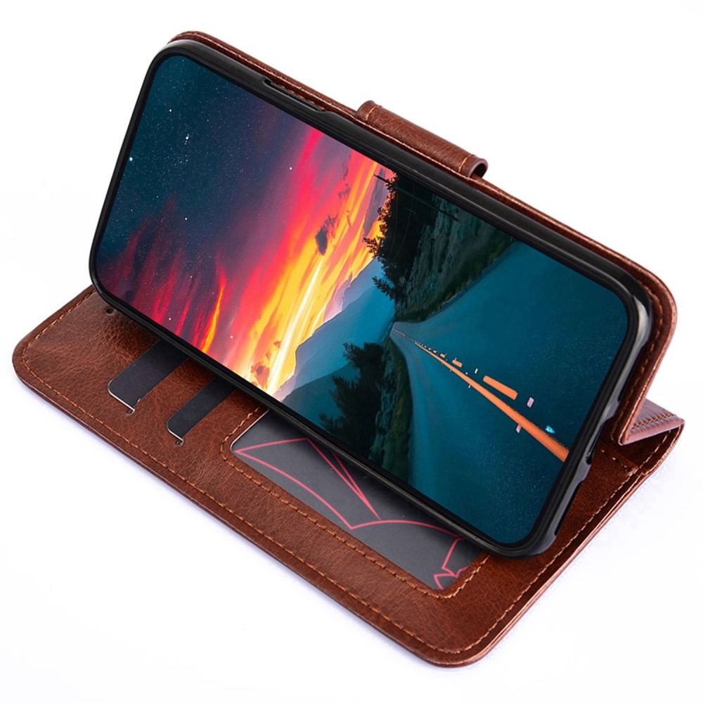  Motorola Edge 30 Neo 5G Fodral PU-Läder Rosa