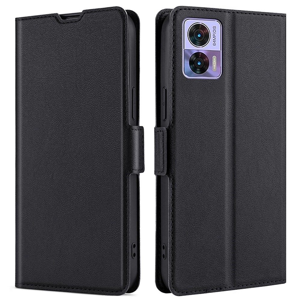  Motorola Edge 30 Neo 5G Fodral Slim Magnetisk Stängning Svart