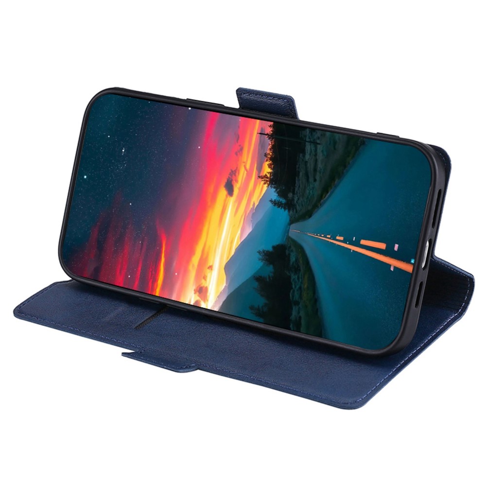  Motorola Edge 30 Neo 5G Fodral Slim Magnetisk Stängning Blå