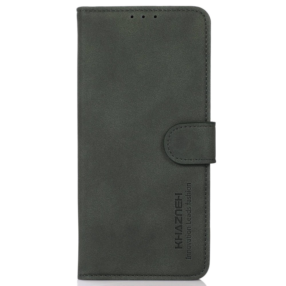 KHAZNEH KHAZNEH Motorola Moto E22i Fodral Retro Läder Grön