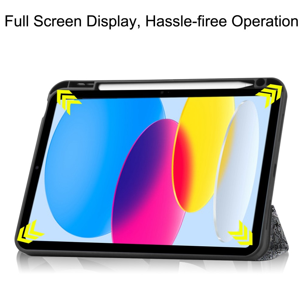  iPad 11 2025 / 10.9 2022 Fodral Tri-Fold Pennhållare Eiffeltornet