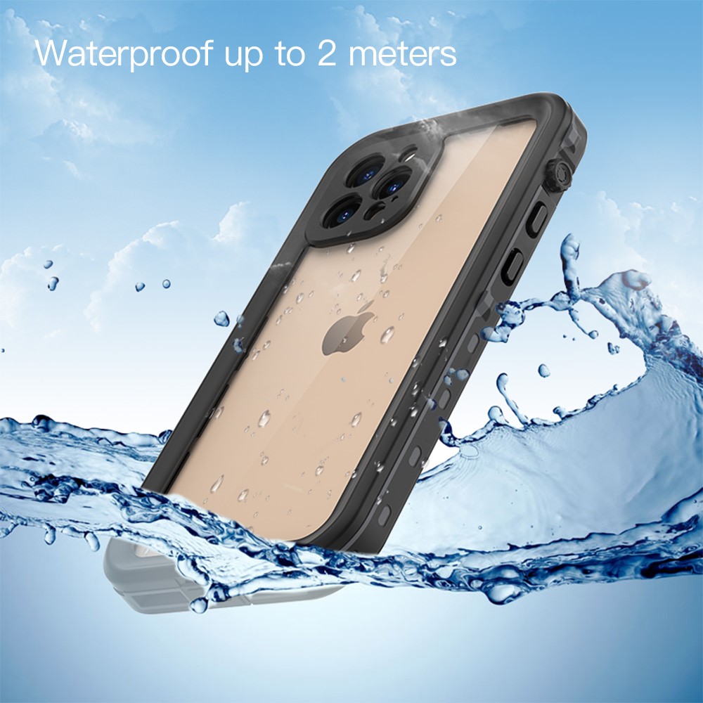 REDPEPPER REDPEPPER iPhone 12 Pro Skal 360 Vattentätt IP68 Svart