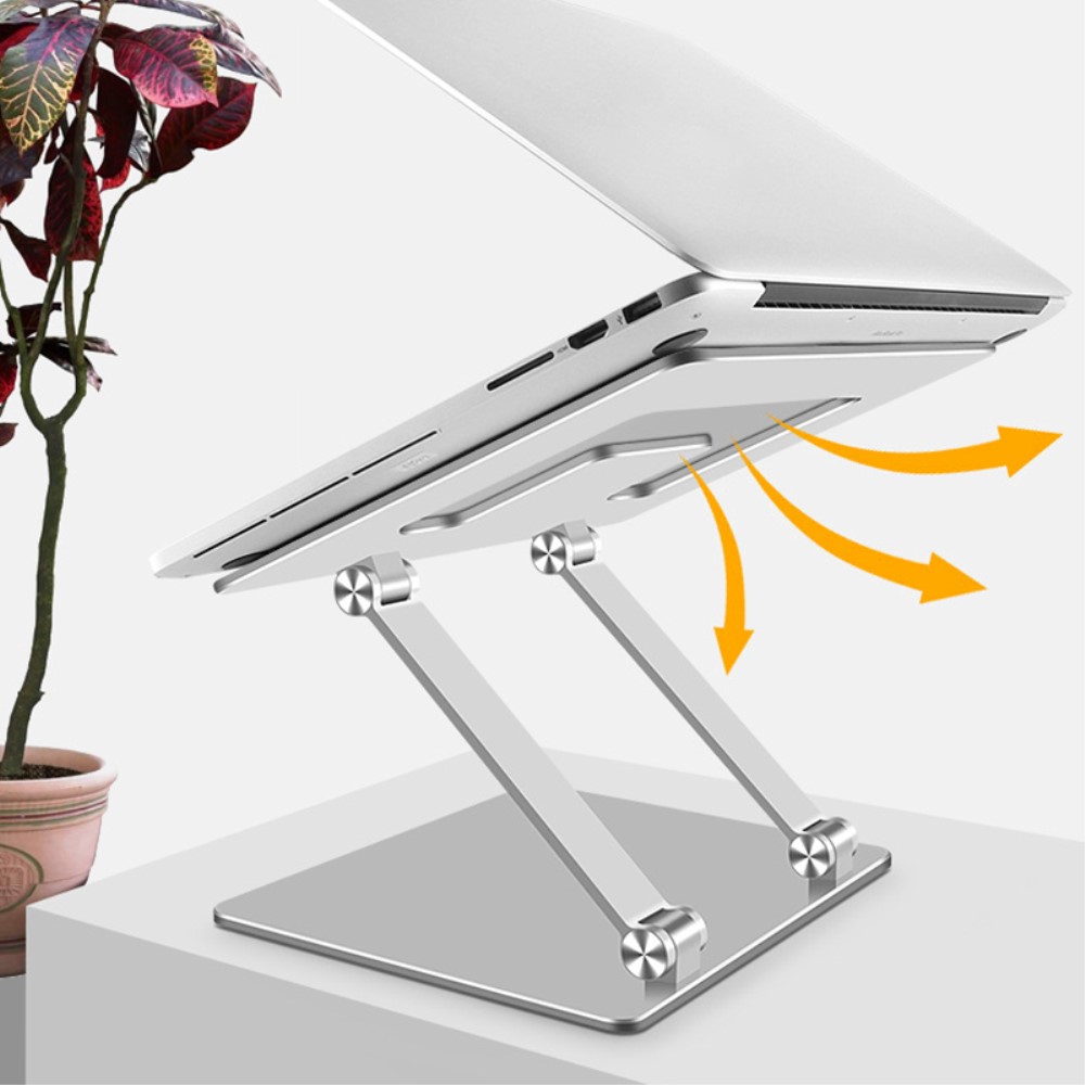  Justerbart Laptop Ställ Aluminium Grå