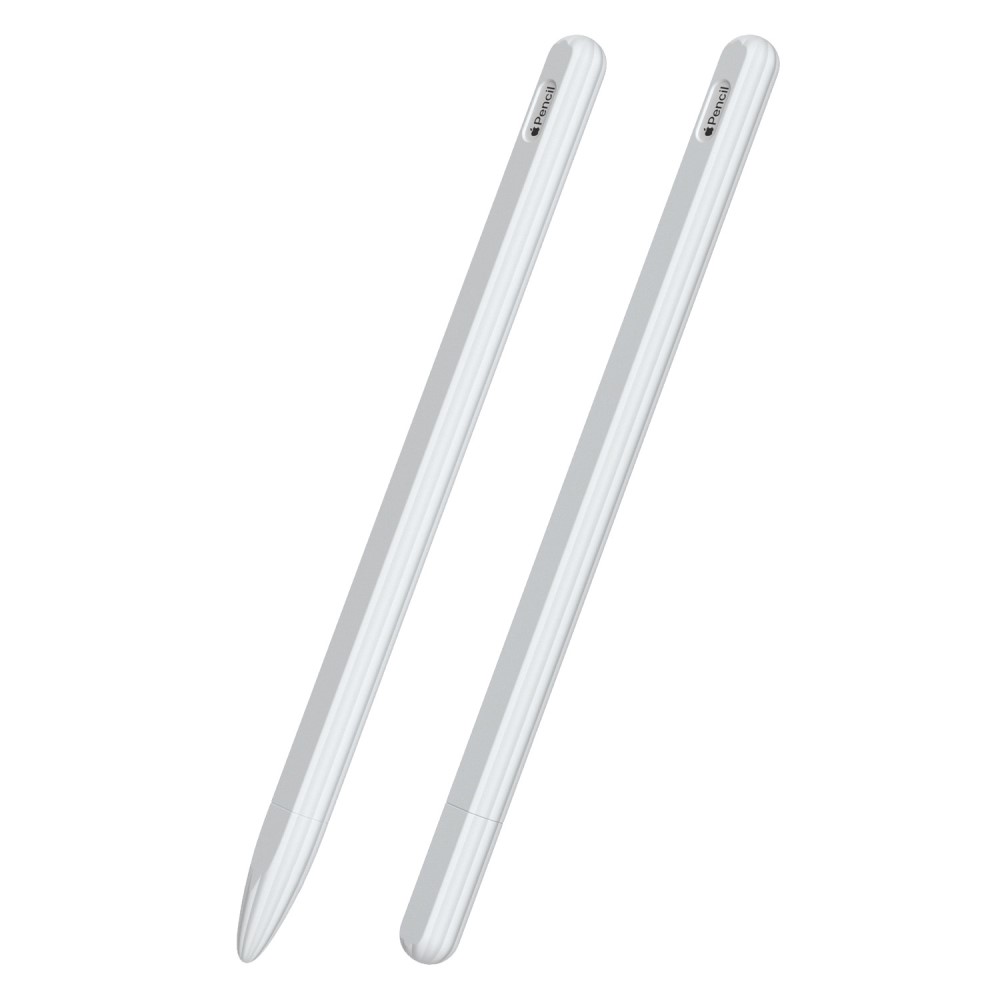  Apple Pen 2 / Pro Skal Liquid Silikon Anti-Slip Vit