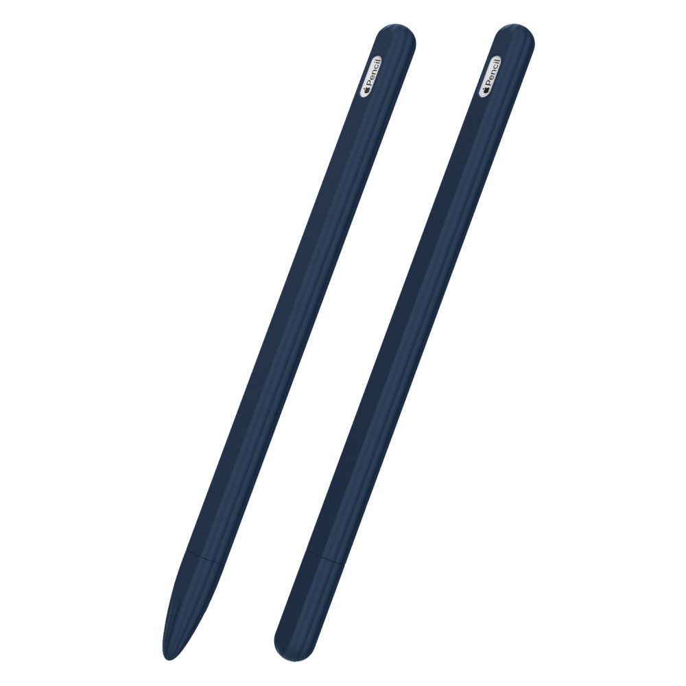  Apple Pen 2 / Pro Skal Liquid Silikon Anti-Slip Mörk Blå