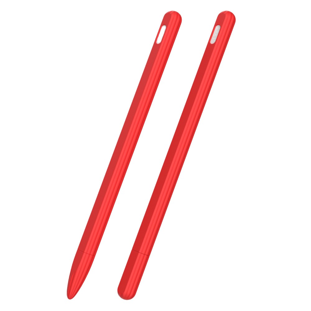  Apple Pen 2 / Pro Skal Liquid Silikon Anti-Slip Röd
