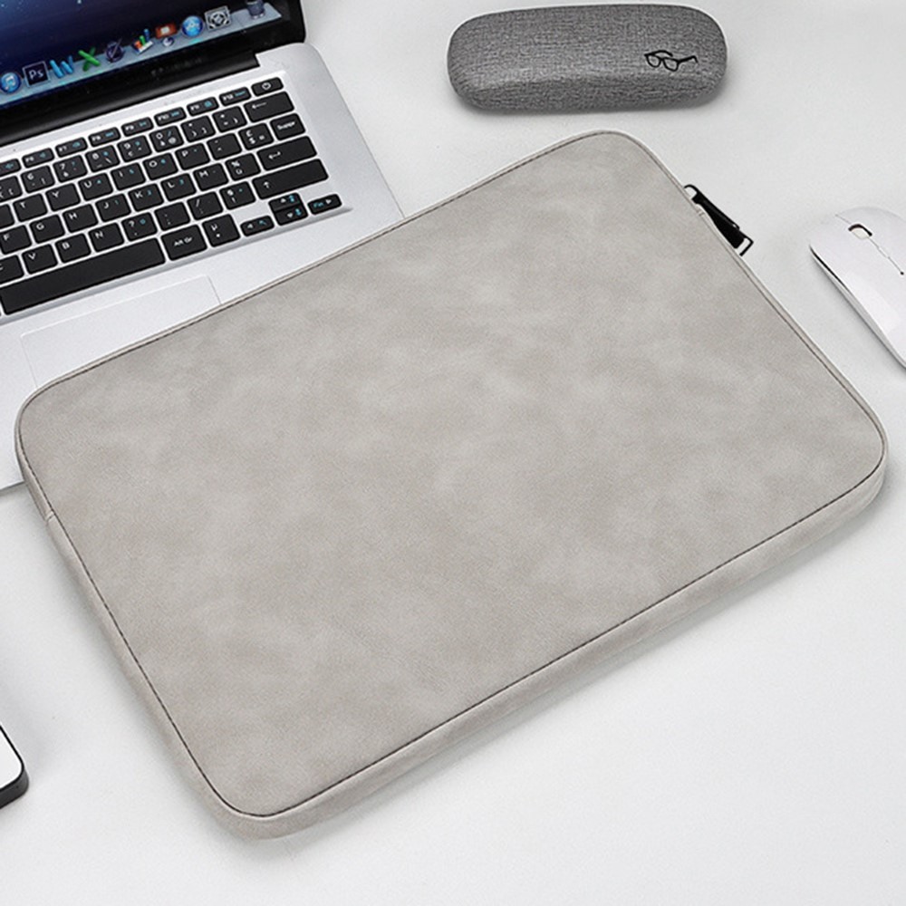  Läder Laptop Sleeve Med Mjukt Foder 14-15.4