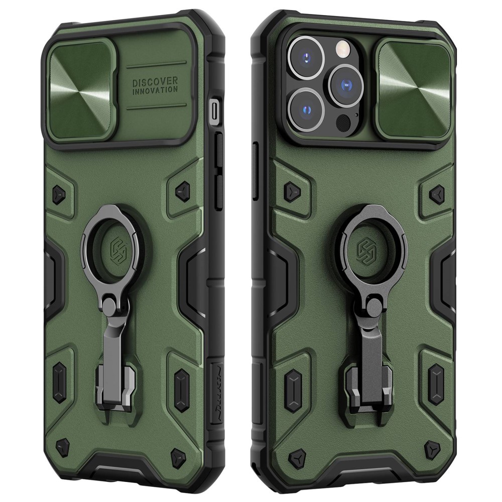 NILLKIN NILLKIN iPhone 13 Pro Max Skal CamShield Armor Pro Grön