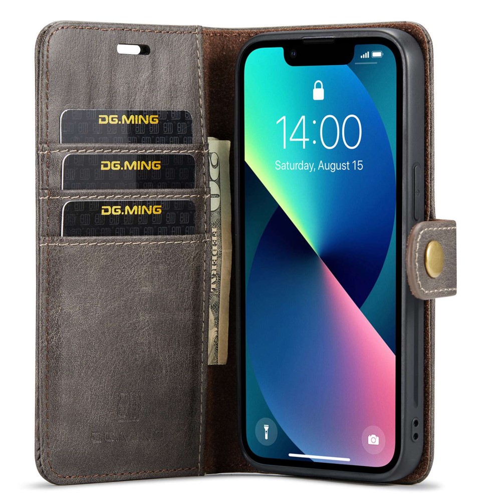 DG.MING DG.MING iPhone 14 Plus 2in1 Magnet Fodral / Skal Grå