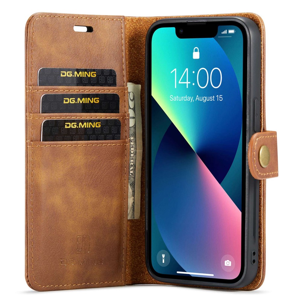 DG.MING DG.MING iPhone 14 Plus 2in1 Magnet Fodral / Skal Brun