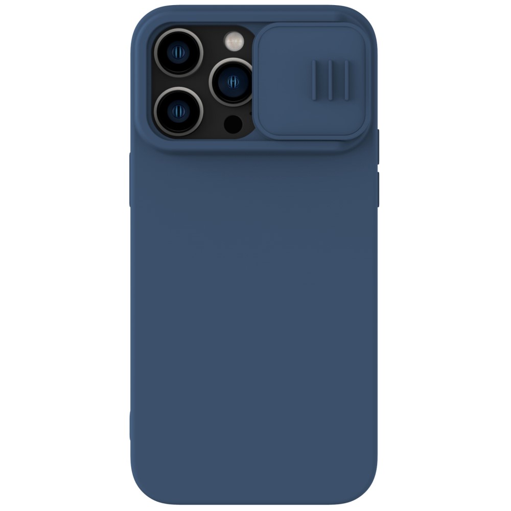 NILLKIN NILLKIN iPhone 14 Pro Max Skal MagSafe CamShield Silky Liquid Blå