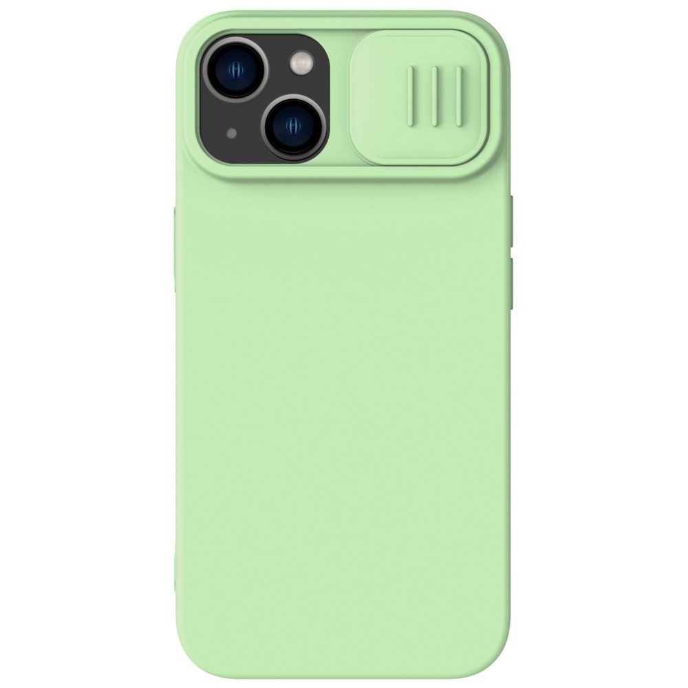 NILLKIN NILLKIN iPhone 14 Skal MagSafe CamShield Silky Liquid Grön