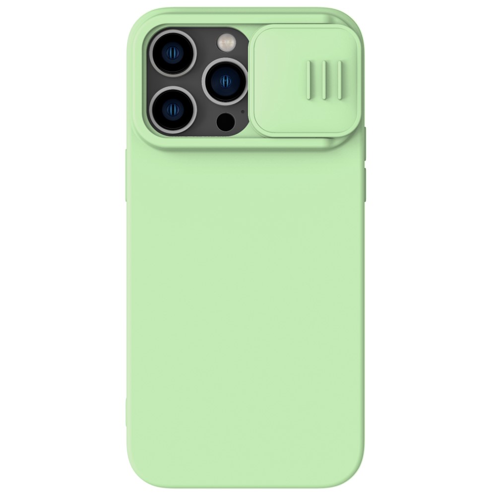 NILLKIN NILLKIN iPhone 14 Pro Skal MagSafe CamShield Silky Liquid Grön