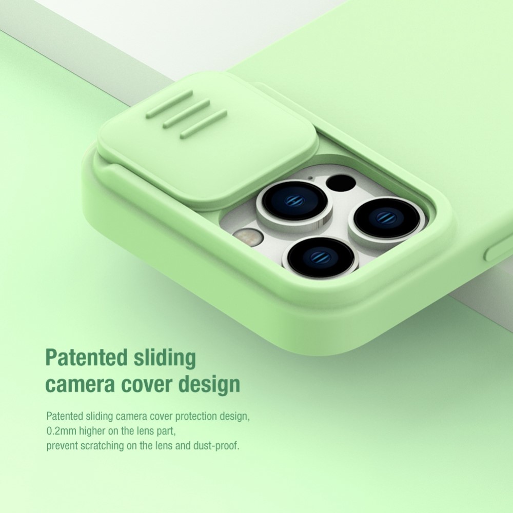 NILLKIN NILLKIN iPhone 14 Pro Skal CamShield Silky Liquid Lila
