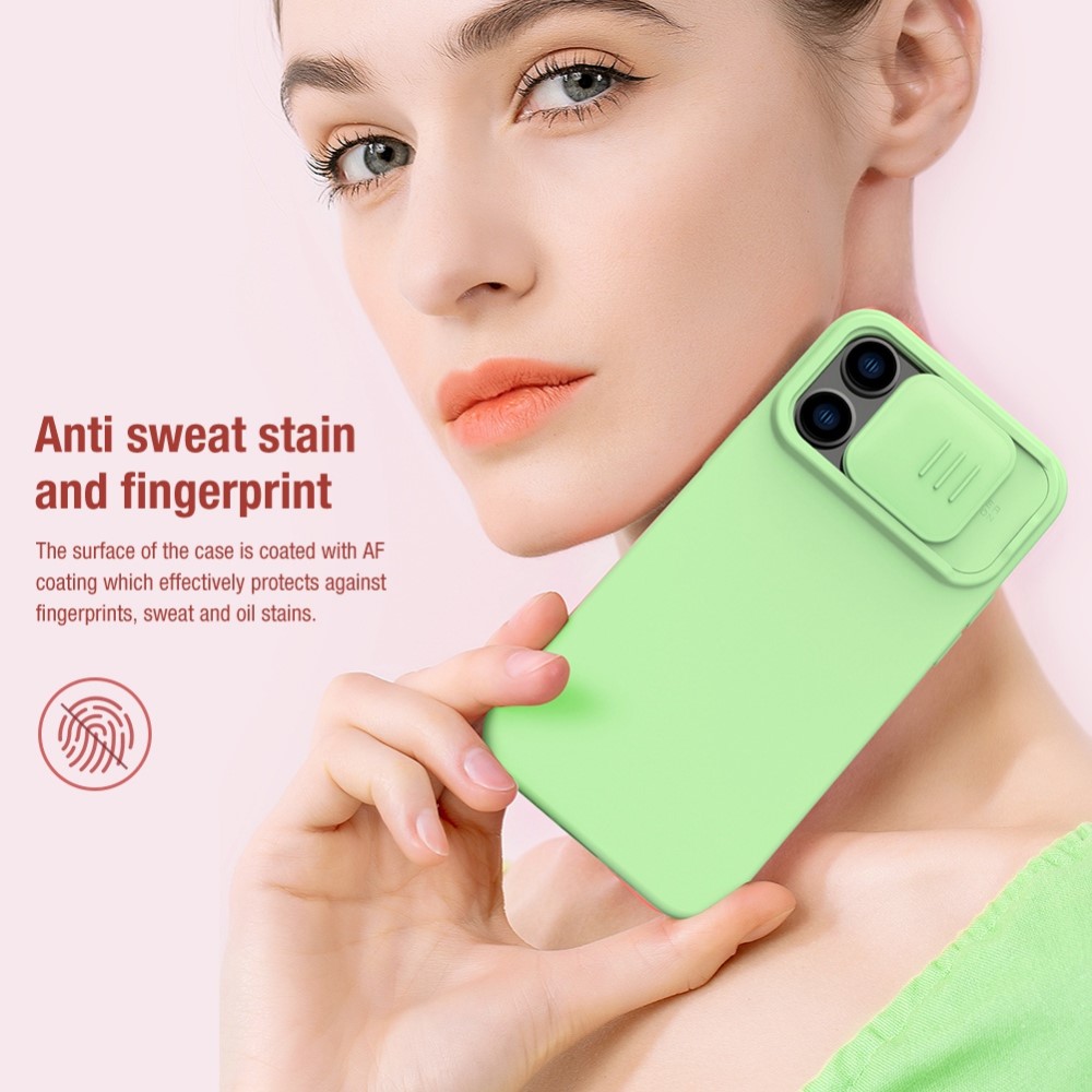 NILLKIN NILLKIN iPhone 14 Pro Skal CamShield Silky Liquid Lila