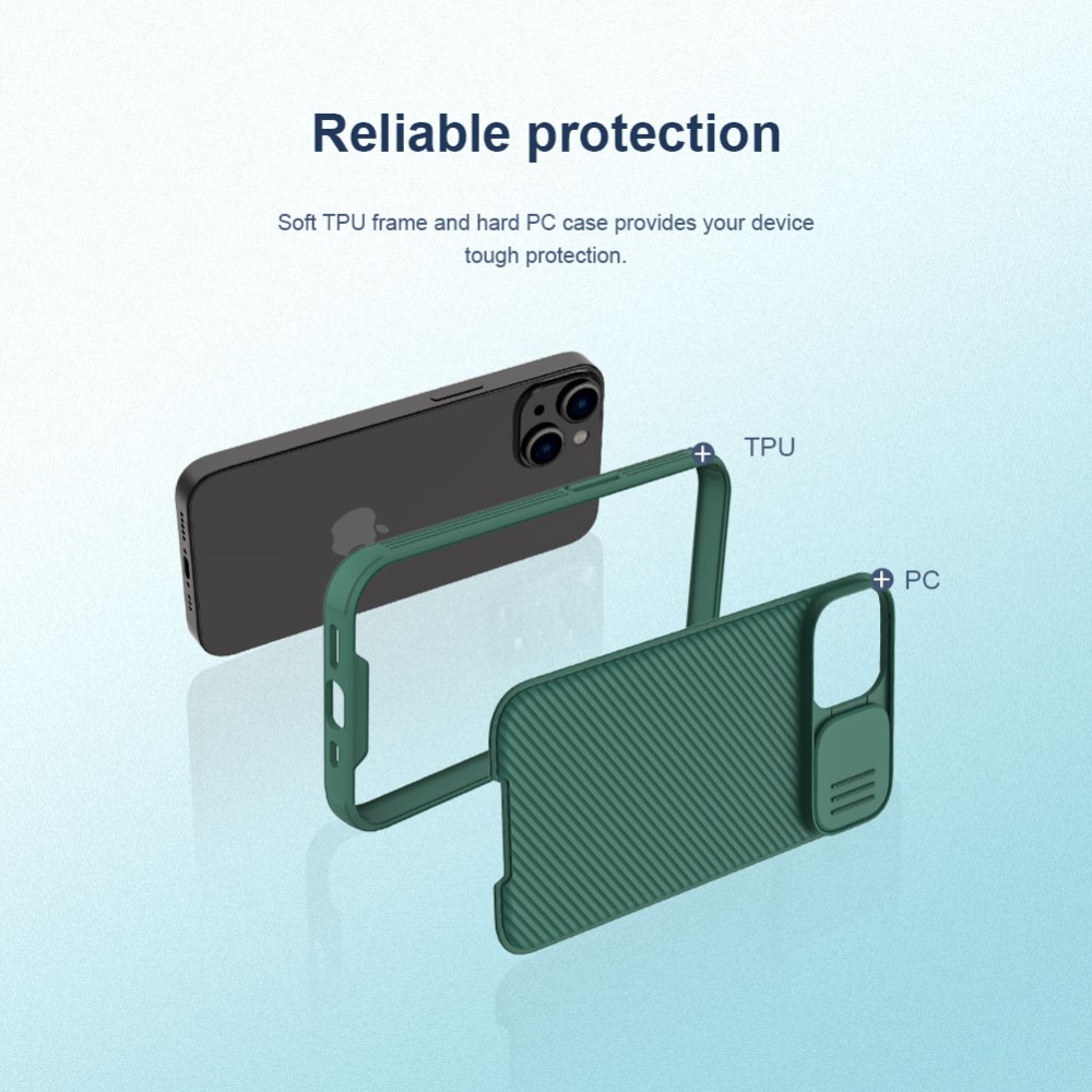 NILLKIN NILLKIN iPhone 14 Skal CamShield Pro Blå