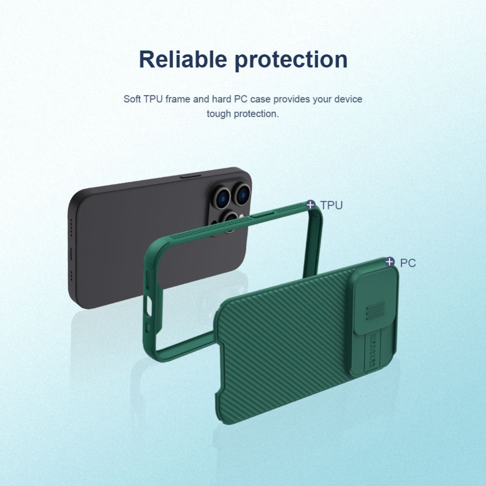 NILLKIN NILLKIN iPhone 14 Pro Max Skal CamShield Pro Svart