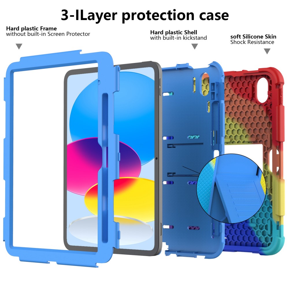  iPad 11 2025 /1 0.9 2022 Skal Hybrid Shockproof Kickstand