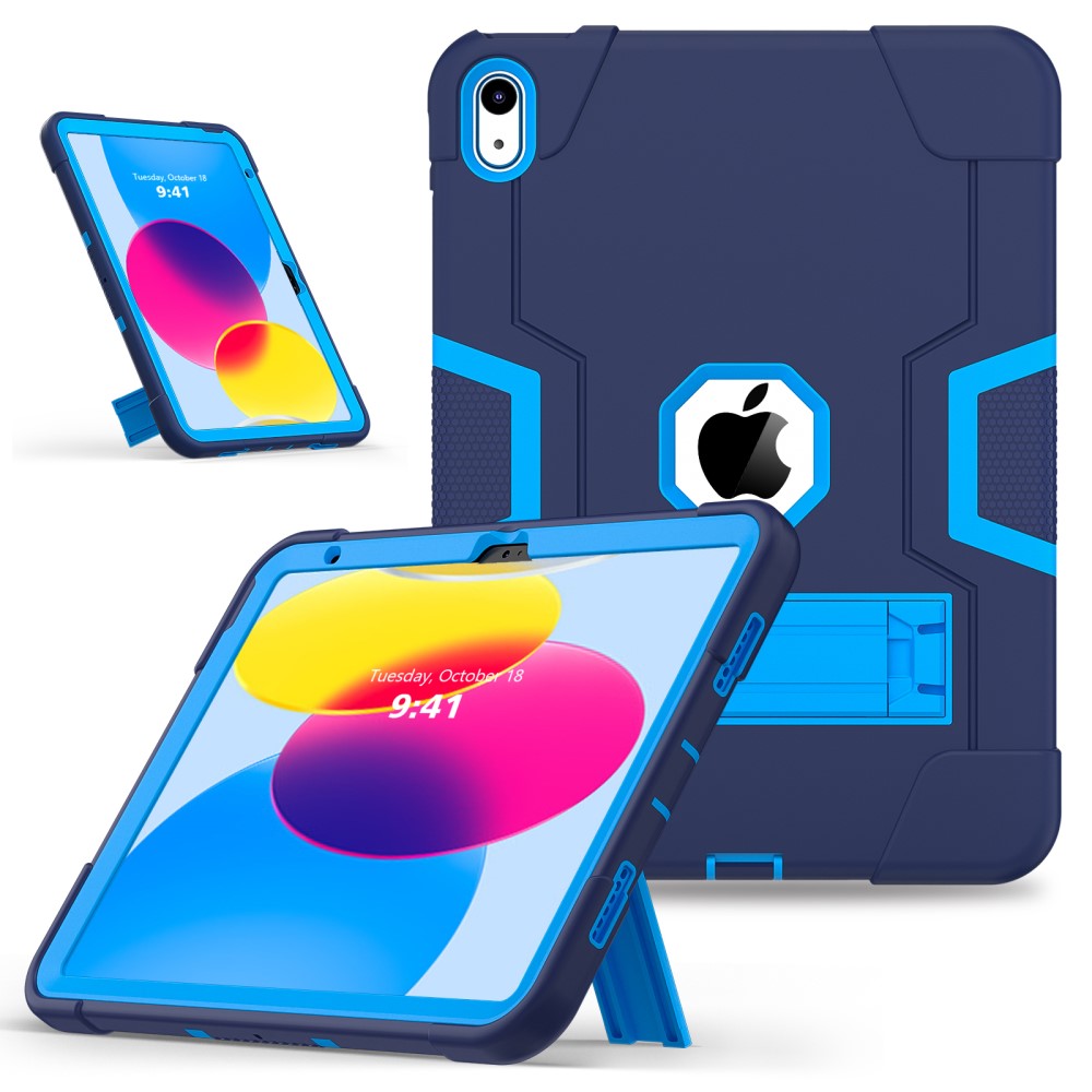  iPad 11 2025 / 10.9 2022 Shockproof Hybrid Skal Med Kickstand