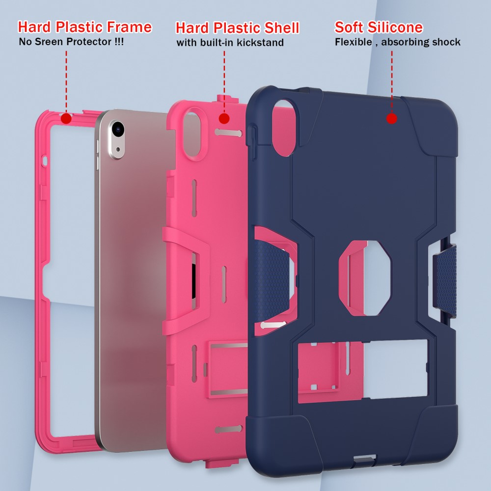  iPad 11 2025 / 10.9 2022 Shockproof Hybrid Skal Med Kickstand