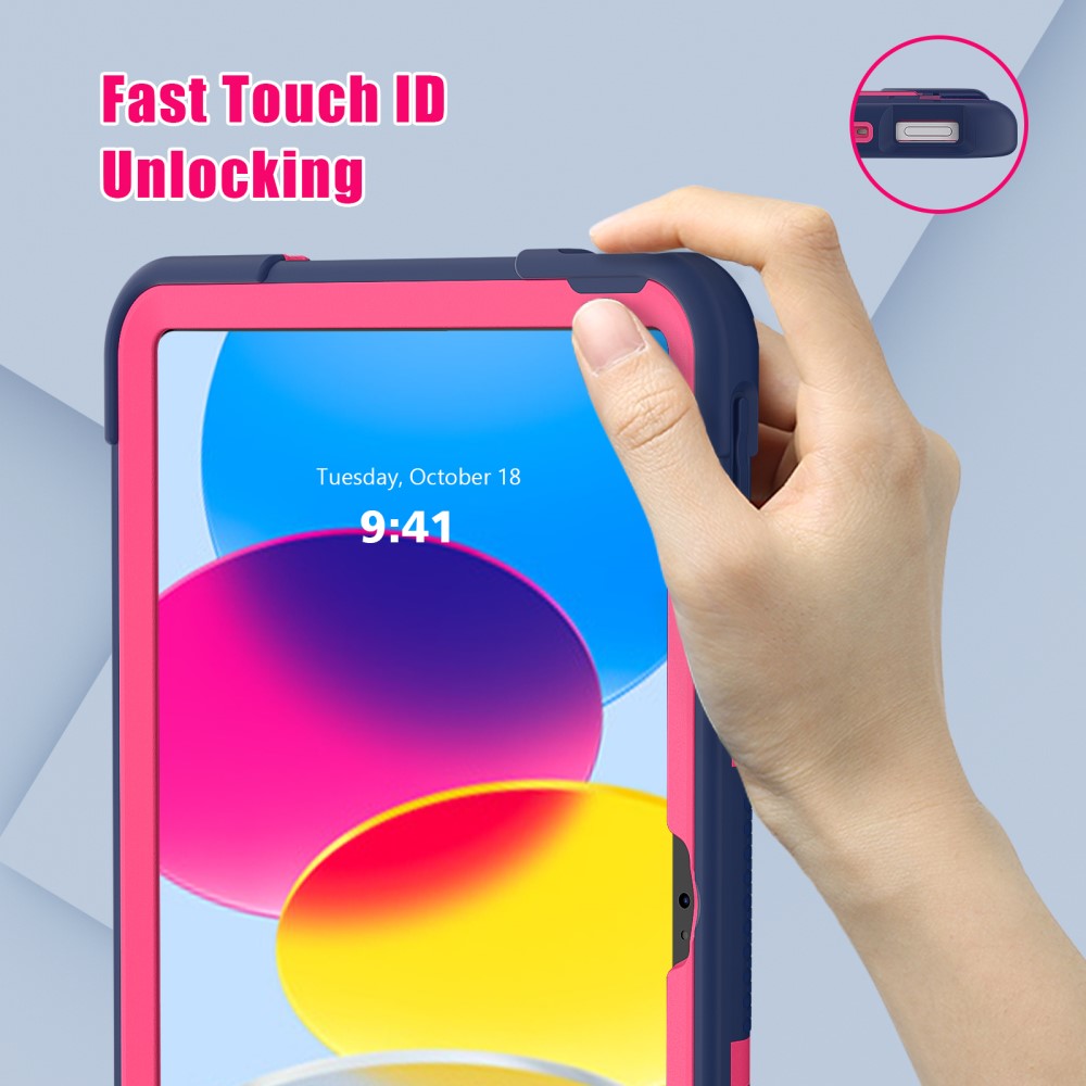  iPad 11 2025 / 10.9 2022 Shockproof Hybrid Skal Med Kickstand