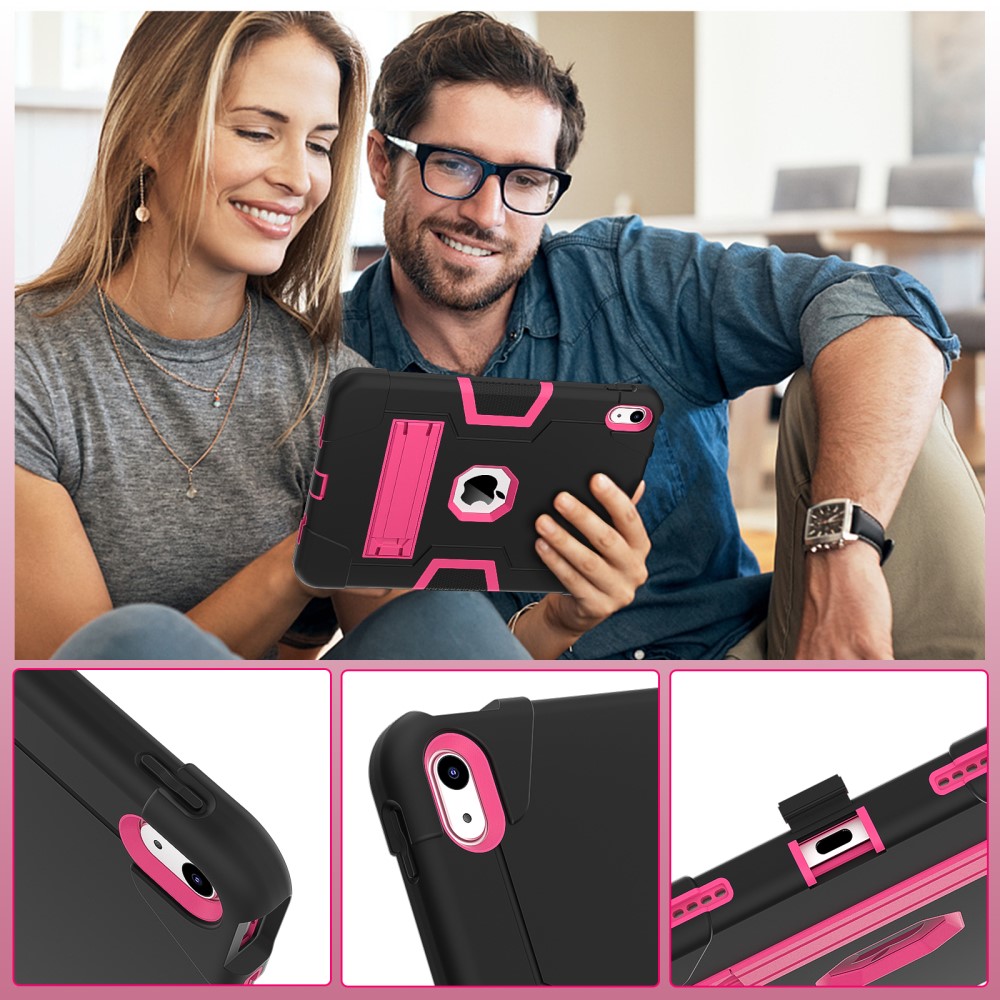  iPad 11 2025 / 10.9 2022 Shockproof Hybrid Skal Med Kickstand