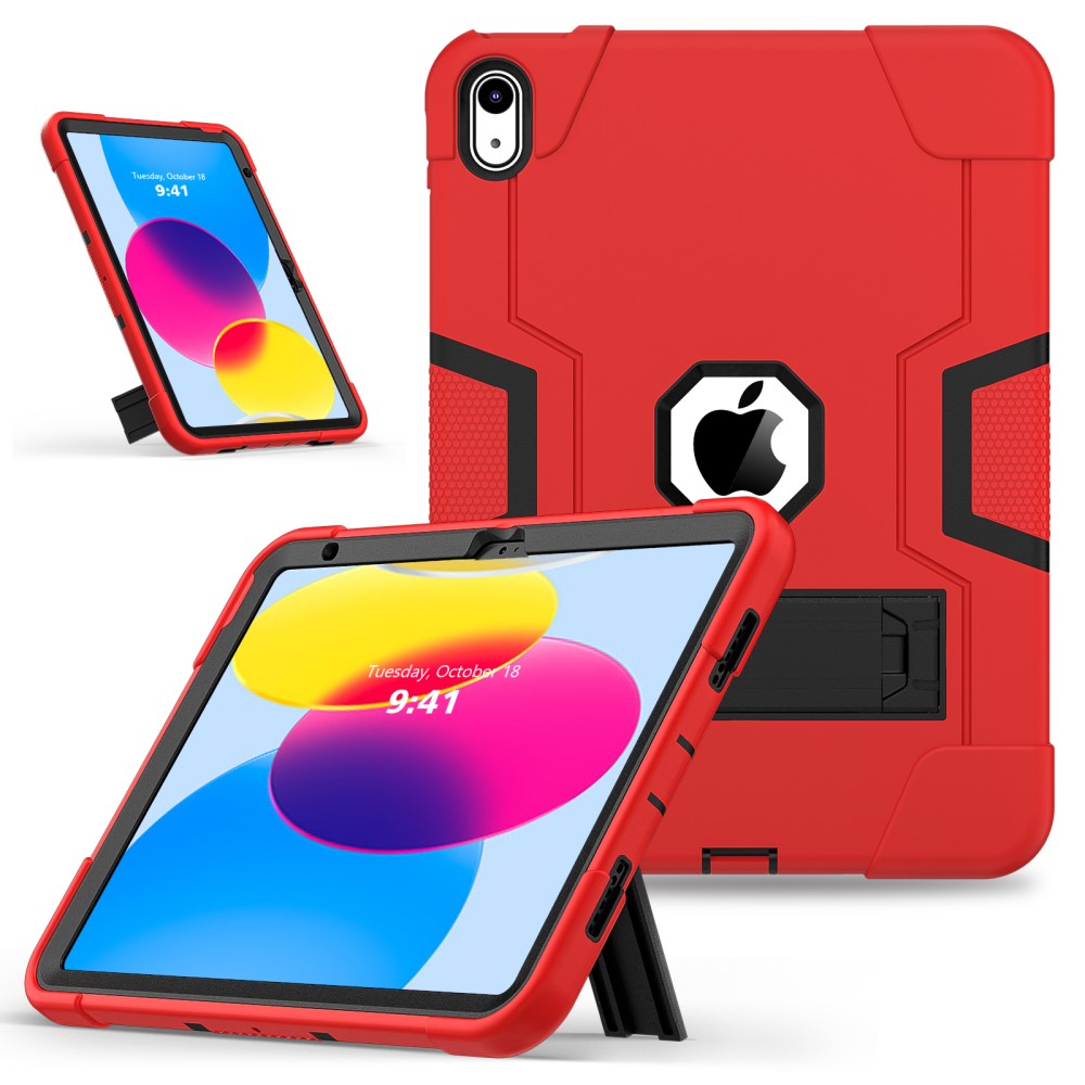  iPad 11 2025 / 10.9 2022 Shockproof Hybrid Skal Med Kickstand