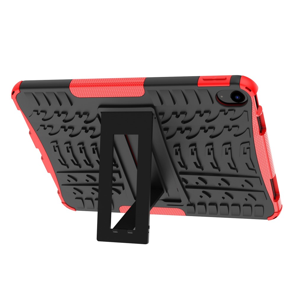  iPad 11 2025 / 10.9 2022 Skal Rugged Kickstand Armor Röd