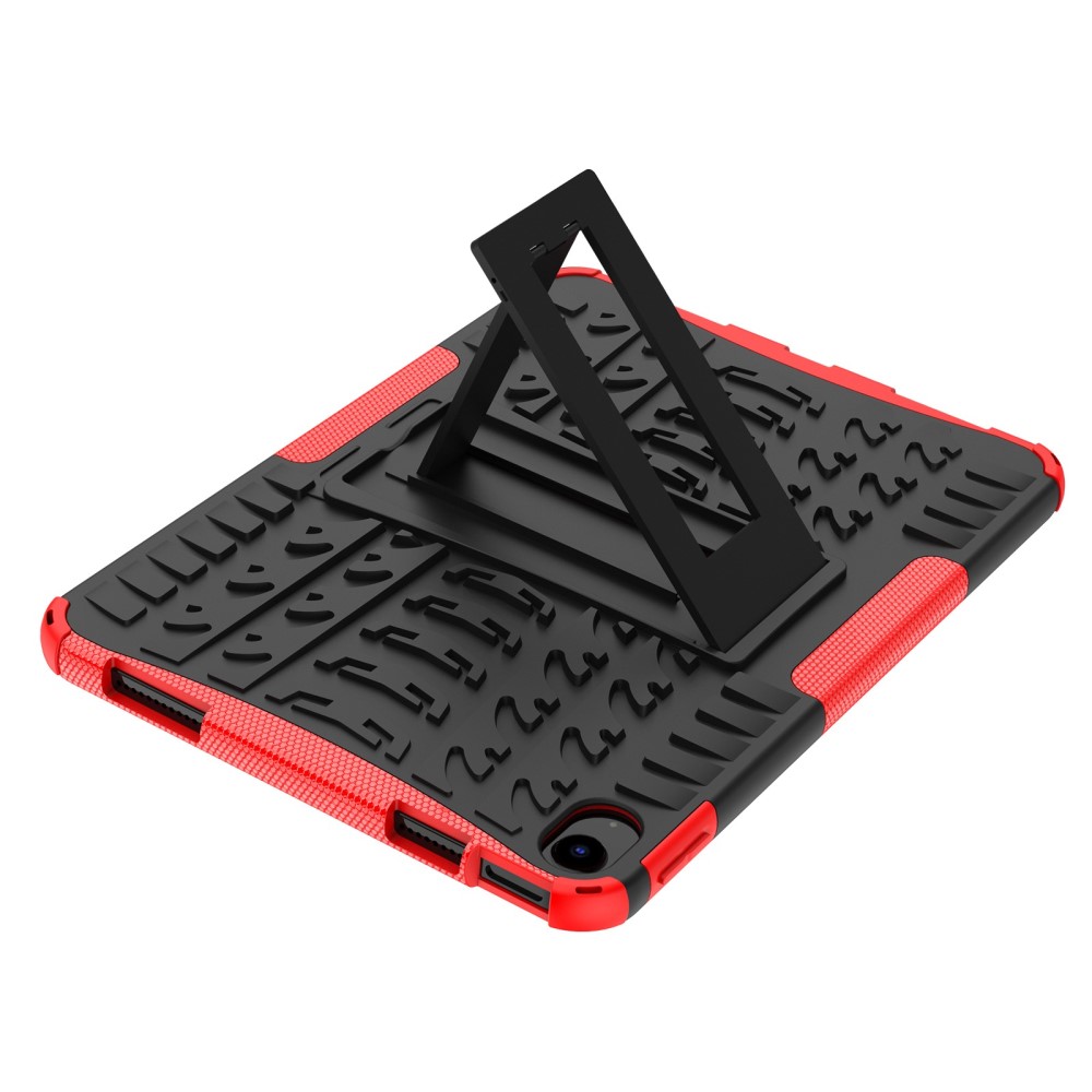  iPad 11 2025 / 10.9 2022 Skal Rugged Kickstand Armor Röd