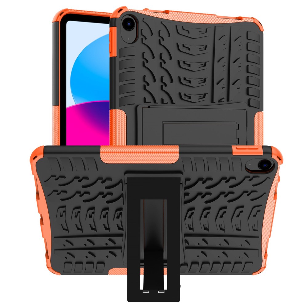  iPad 11 2025 / 10.9 2022 Skal Rugged Kickstand Armor Orange