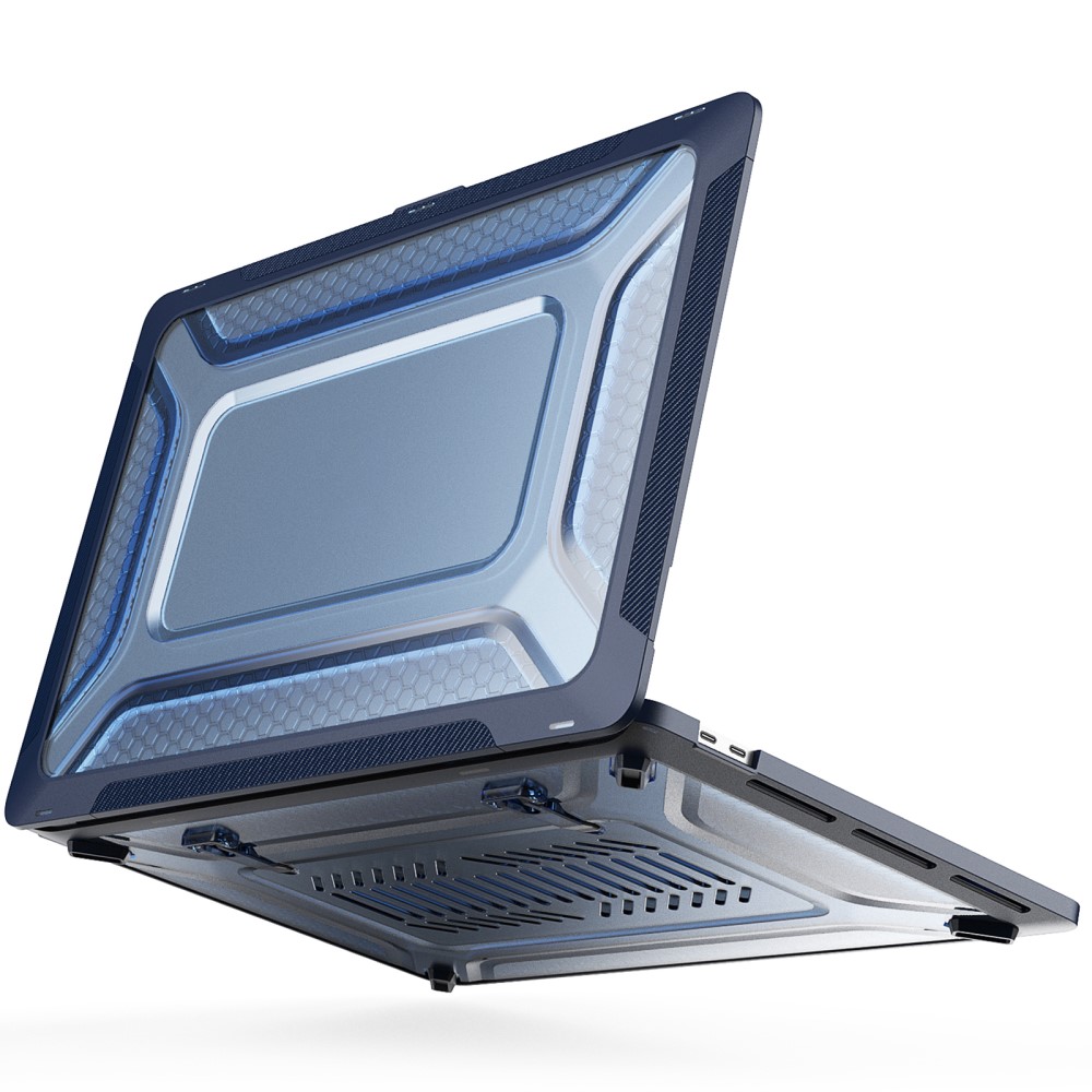  MacBook Pro 16 2019 Skal Med Kickstand Safirblå