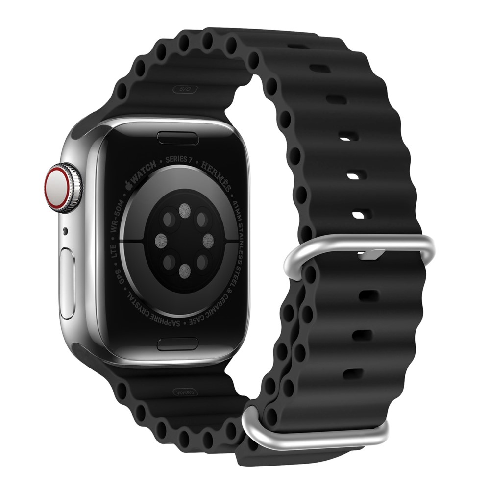 DUX DUCIS DUX DUCIS Apple Watch 38/40/41/42 mm mm Armband Wave Design Svart