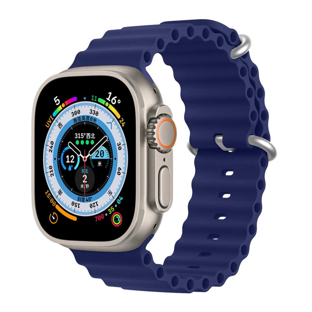 DUX DUCIS DUX DUCIS Apple Watch 38/40/41/42 mm mm Armband Wave Design Blå