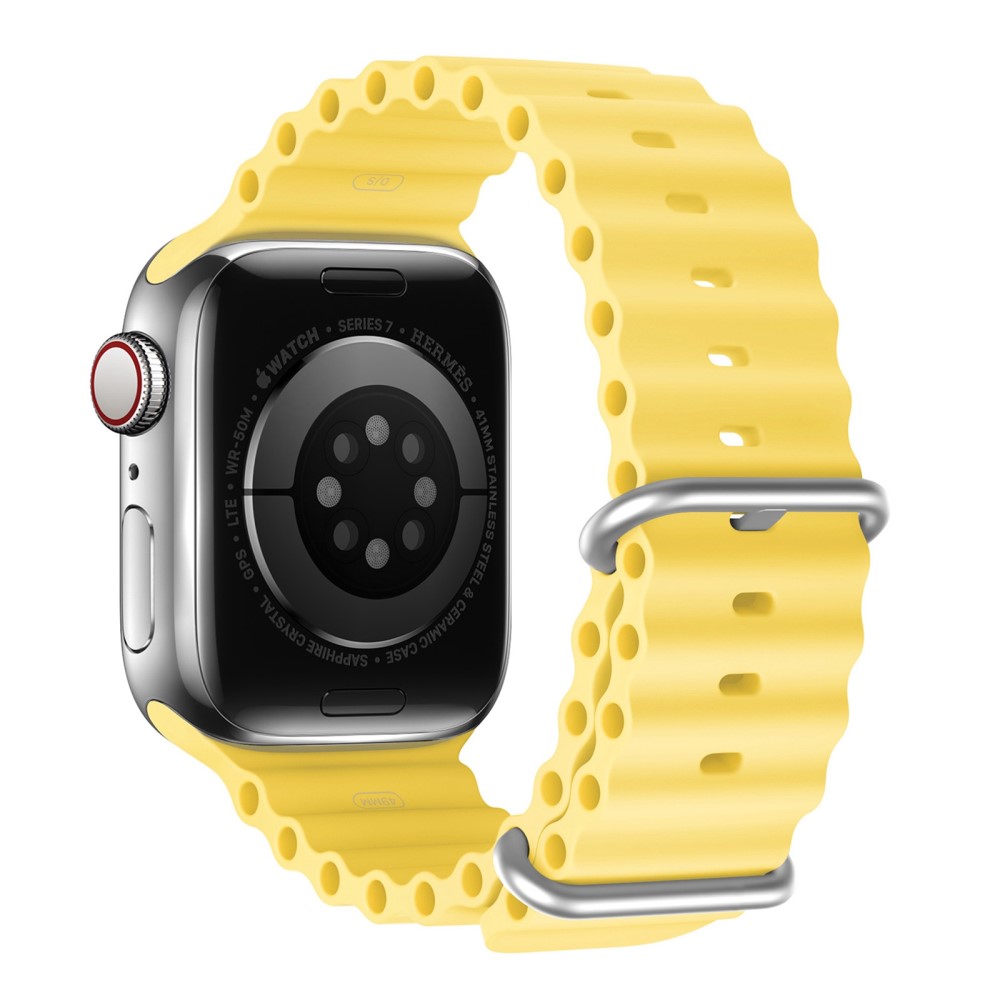 DUX DUCIS DUX DUCIS Apple Watch 42/44/45/46/49 mm Armband Wave Design Gul