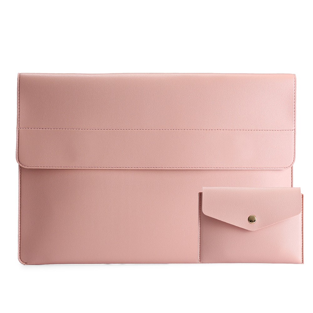  Laptop Sleeve 2-Set PU-Läder Väska 13.3