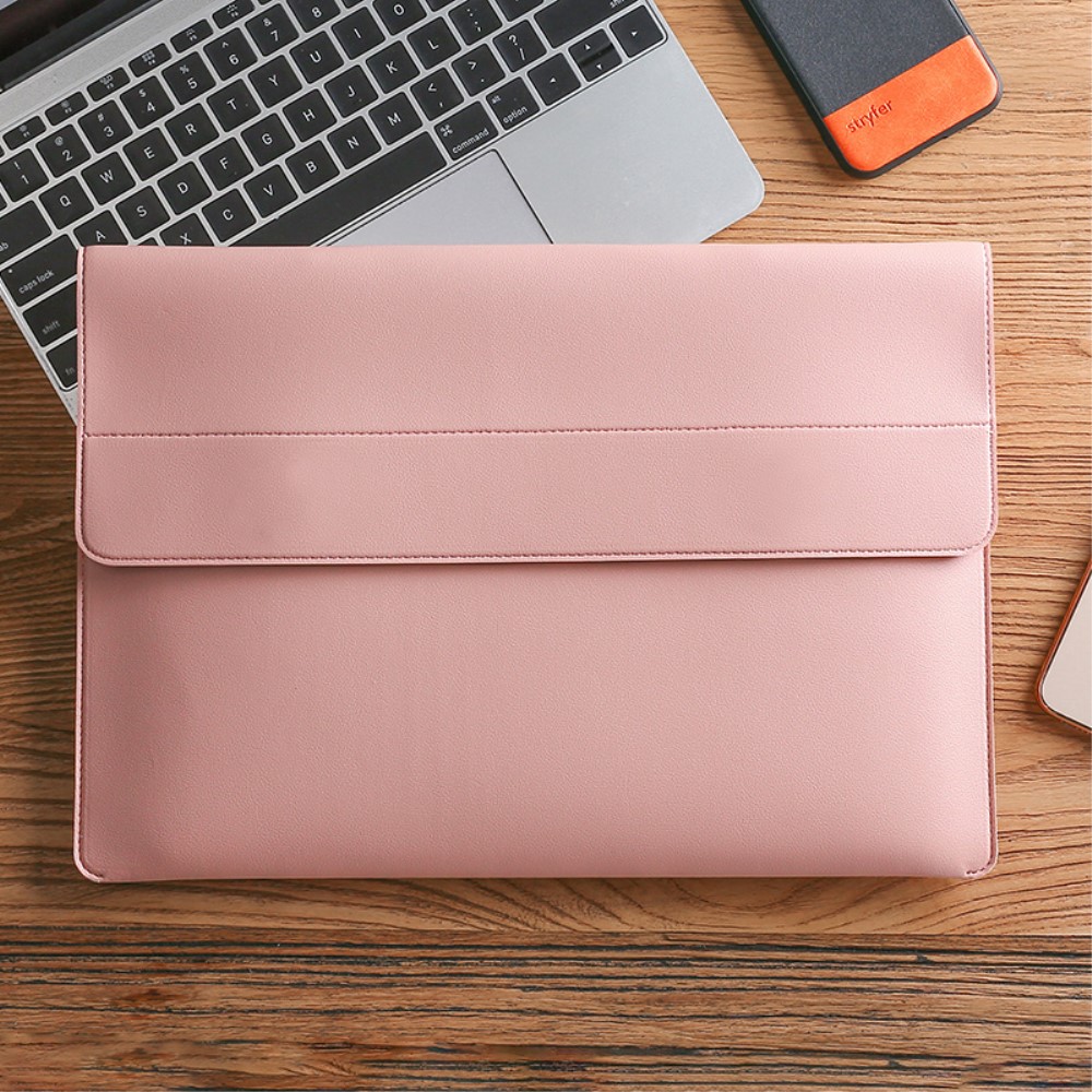  Laptop Sleeve 2-Set PU-Läder Väska 13.3