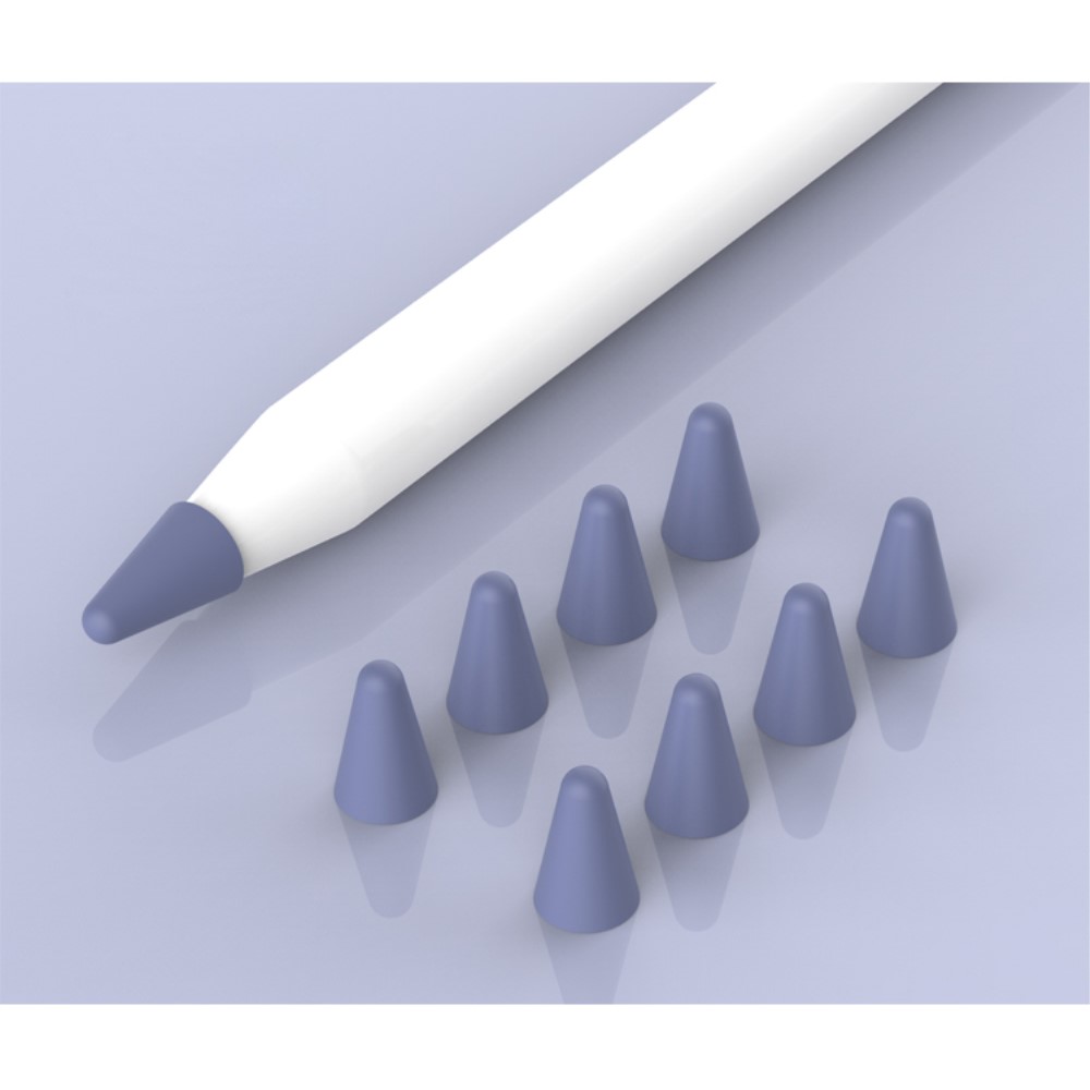  8-PACK Apple Pencil 1/2/Pro Spetsskydd / Tip Cover Lila