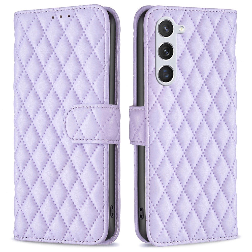 Samsung Galaxy S23 Fodral Diamond Textur Lila
