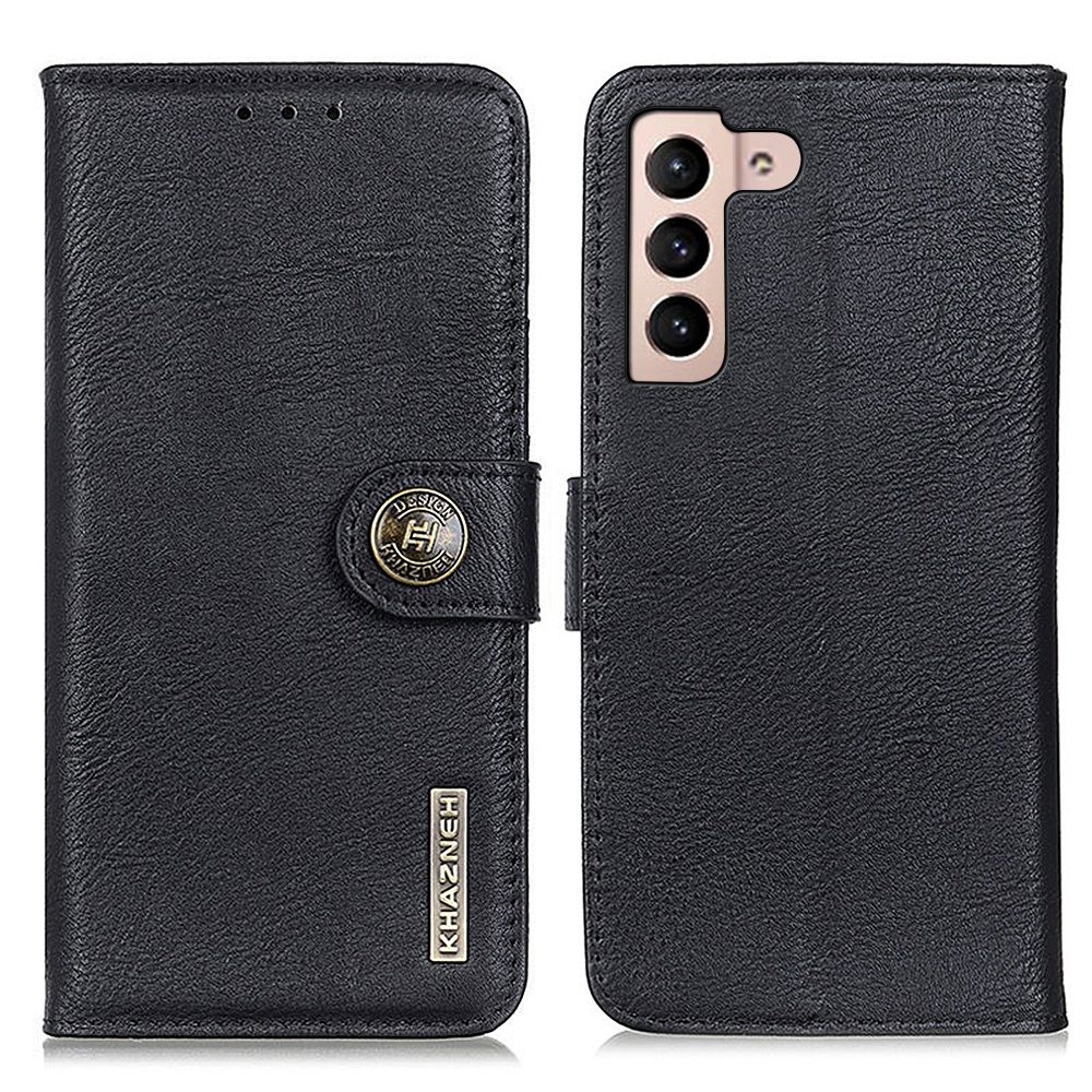 KHAZNEH KHAZNEH Samsung Galaxy S23 Fodral Läder Svart