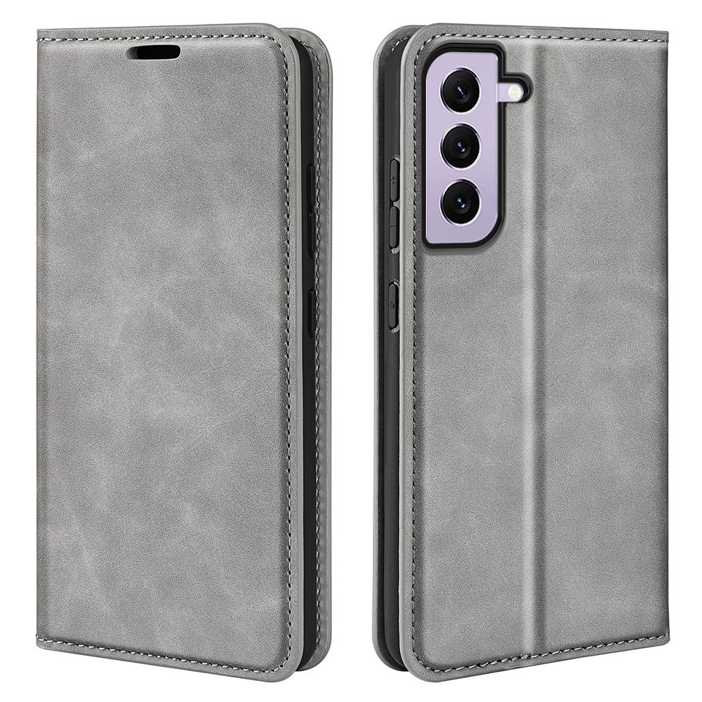  Samsung Galaxy S23 Flip Fodral Skin Touch Grå