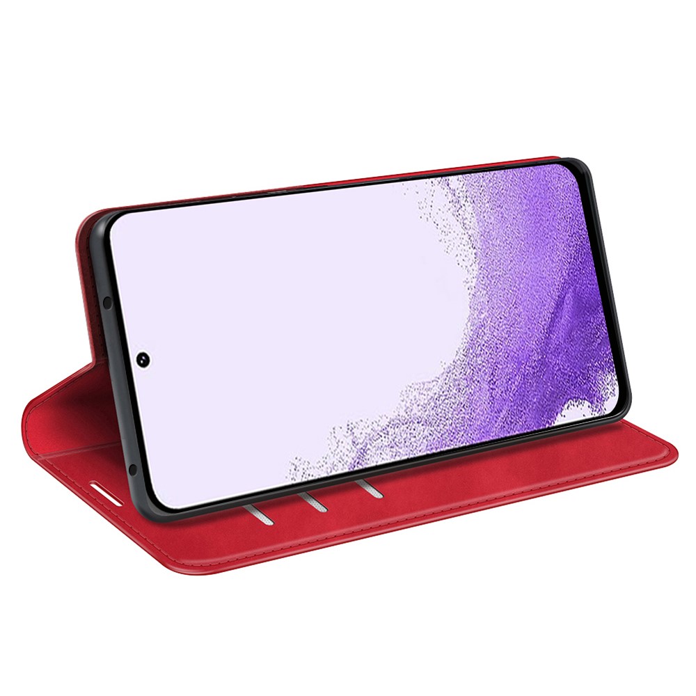  Samsung Galaxy S23 Flip Fodral Skin Touch Röd