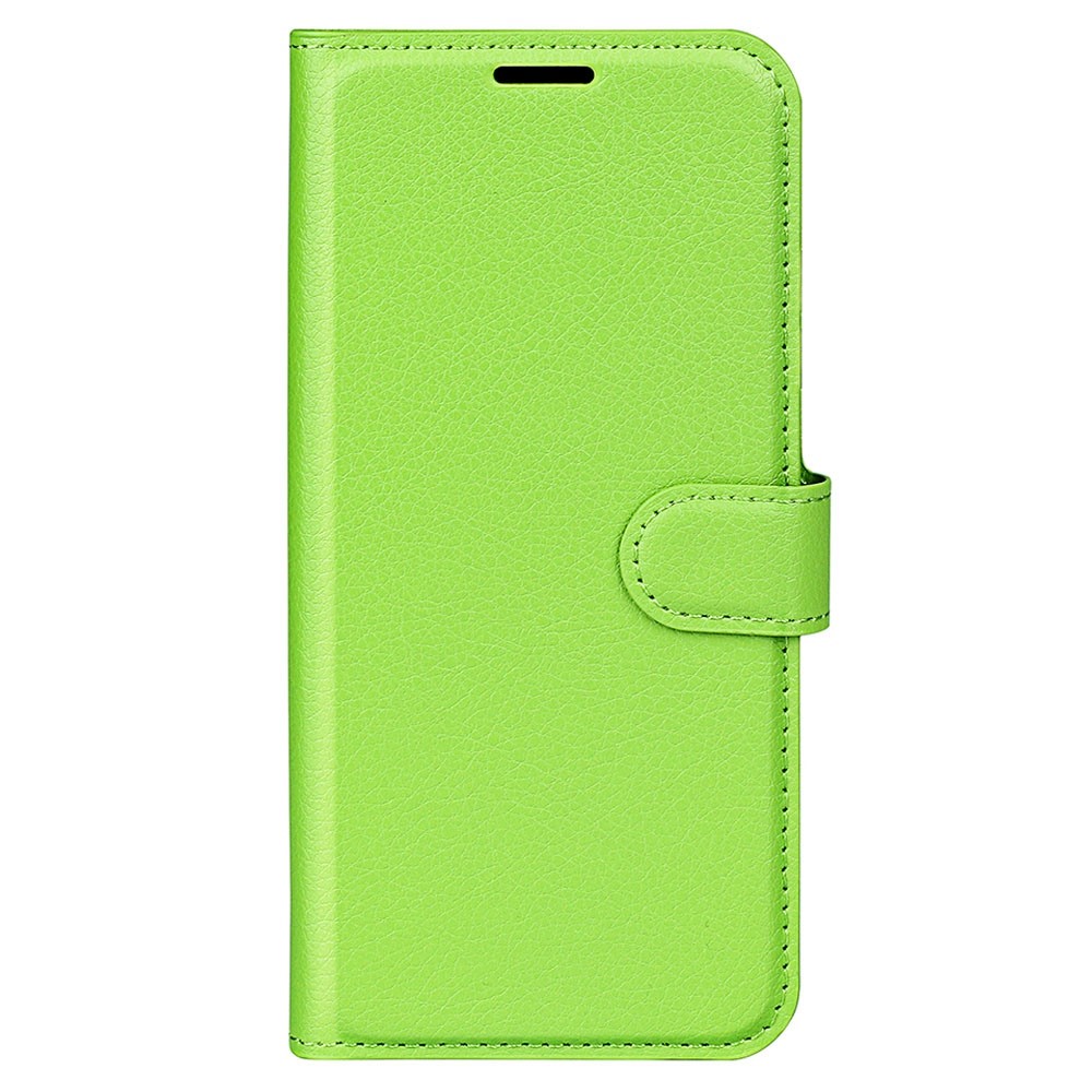  Samsung Galaxy S23 Fodral Litchi Läder Grön