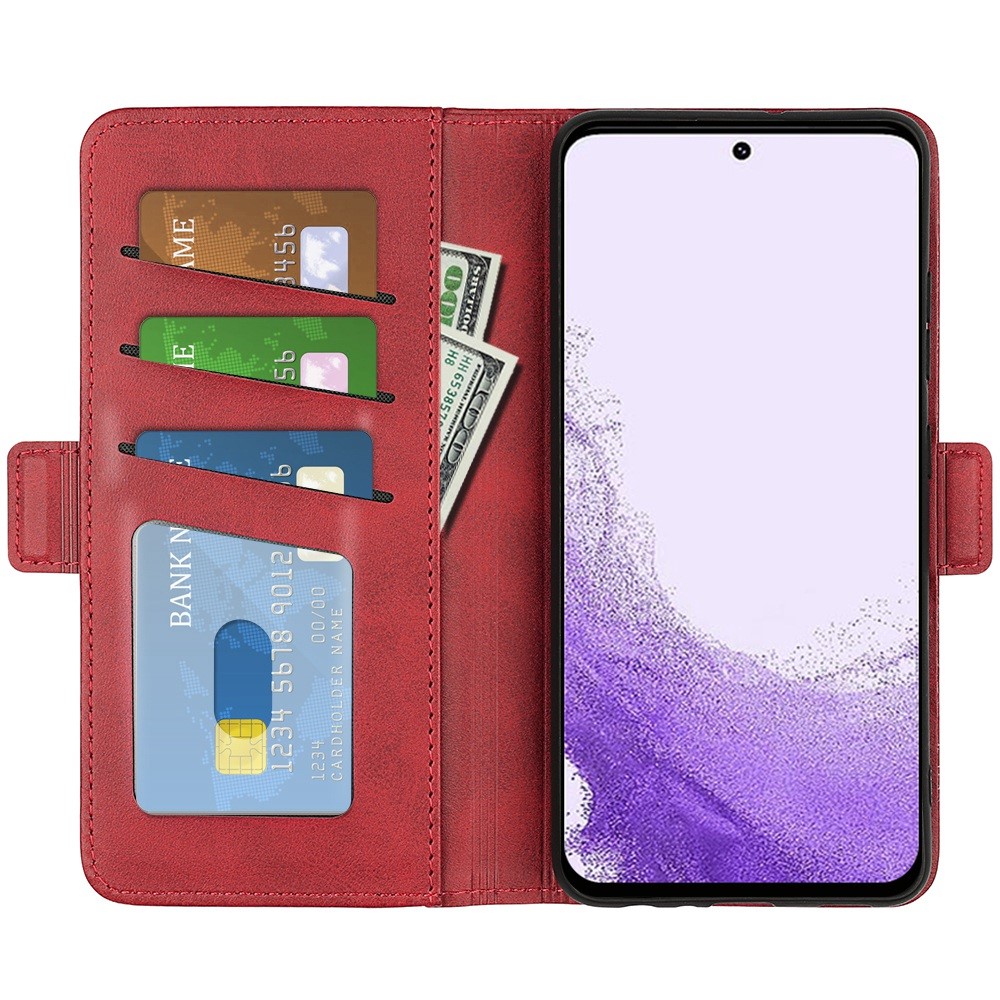  Samsung Galaxy S23 Fodral Med Magnetisk Stängning Röd