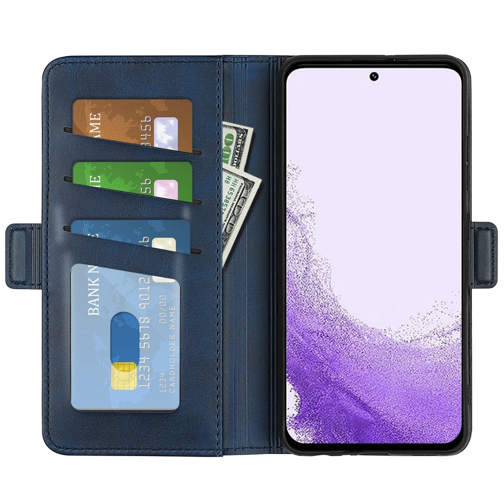 Samsung Galaxy S23 Fodral Med Magnetisk Stängning Blå