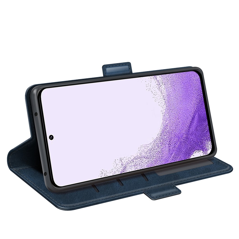  Samsung Galaxy S23 Fodral Med Magnetisk Stängning Blå