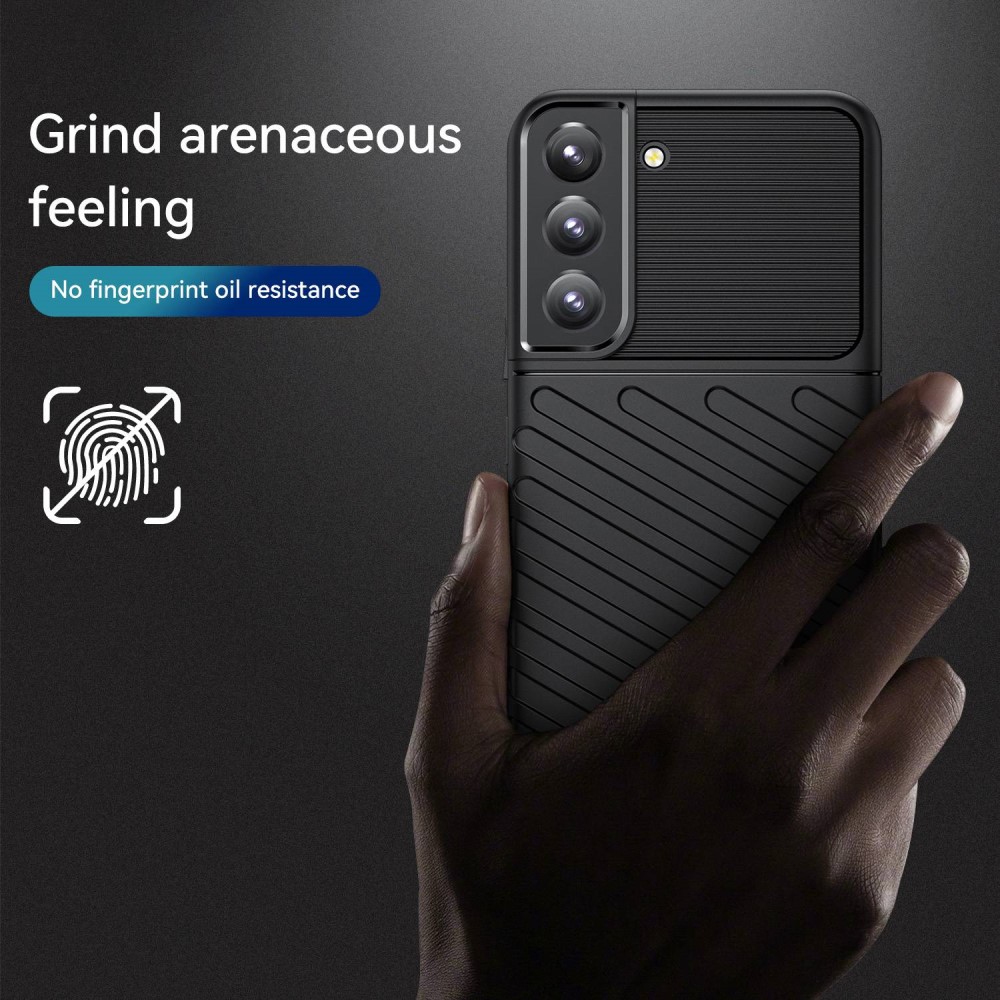  Samsung Galaxy S23 Skal Twill Textur Svart