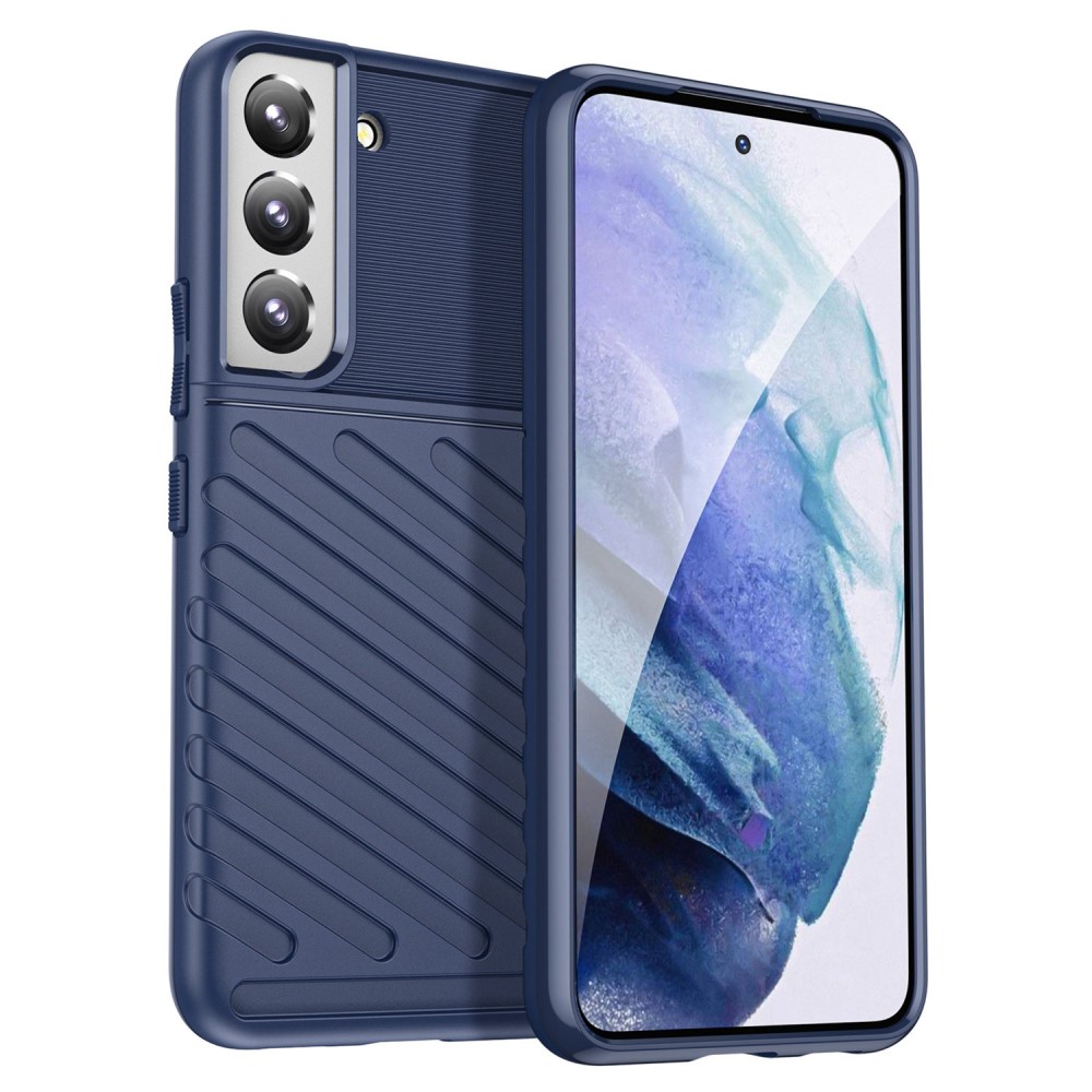  Samsung Galaxy S23 Skal Twill Textur Blå
